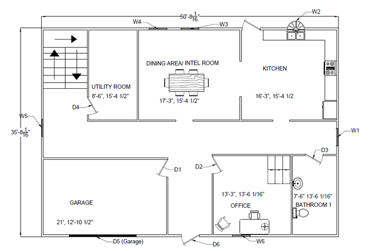 Floor Plan - Zombie safe house
